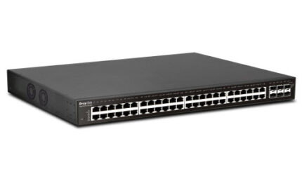 Draytek VSP2540XS-K network switch Managed L2+/L3 Gigabit Ethernet (10/100/1000) Power over Ethernet (PoE) 1U Black (VSP2540XS-K)