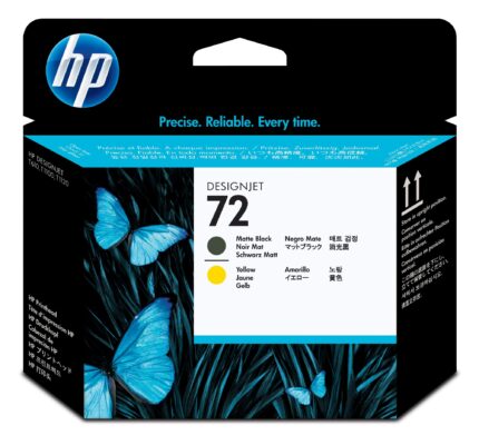 HP/72 Printhead black matt + yellow for HP DesignJet T 1100/1200/1300/620 (C9384A)