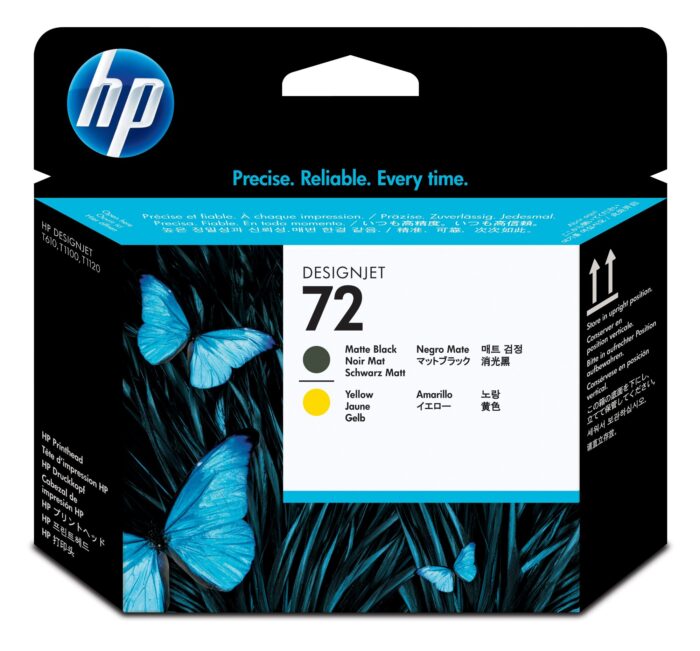 claNkPs6rka9FRzNm7GipA.c-r.jpg HP/72 Printhead black matt + yellow for HP DesignJet T 1100/1200/1300/620 (C9384A)