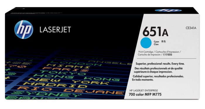 cqWvghm8pkqzdmC0cdXqdA.c-r.jpg HP 651A Toner cartridge cyan, 16K pages ISO/IEC 19798 for HP LaserJet 700 M775 (CE341A)