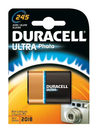 Duracell Ultra Photo 245 Nickel-Oxyhydroxide (NiOx) (DL245)