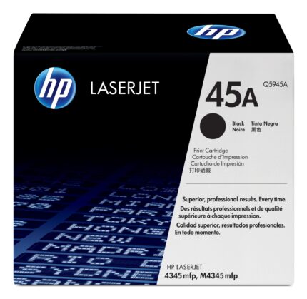 HP 45A Toner cartridge black, 18K pages ISO/IEC 19752 for HP LaserJet 4345 (Q5945A)