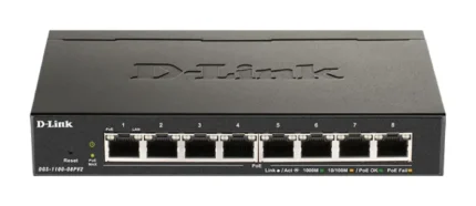 D-Link DGS 1100-08PV2 - Switch smart - 8 x 10/100/1000 (PoE) desktop PoE (64 W)-DGS-1100-08PV2/B