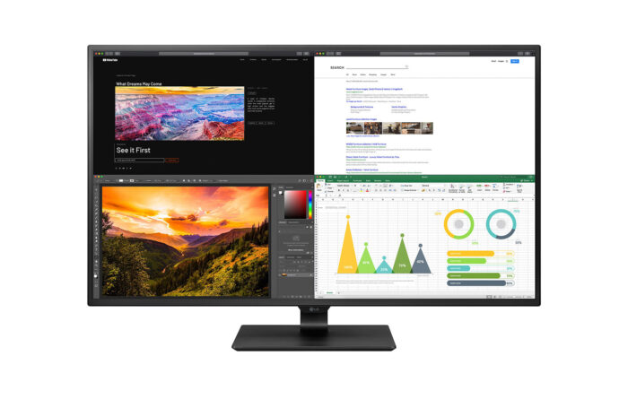 LG 43UN700P-B computer monitor 109.2 cm (43") 3840 x 2160 pixels 4K Ultra HD LED Black