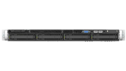 Intel R1304WFTYSR server barebone Intel C624 LGA 3647 (Socket P) Rack (1U) Black, Silver (R1304WFTYSR)