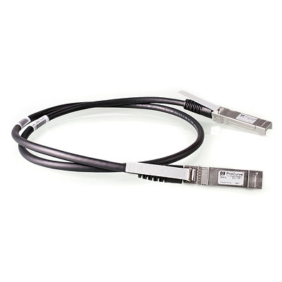 HPE X242 10G SFP+ 1m coaxial cable Direct Attach Copper SFP+ Black (J9281B)