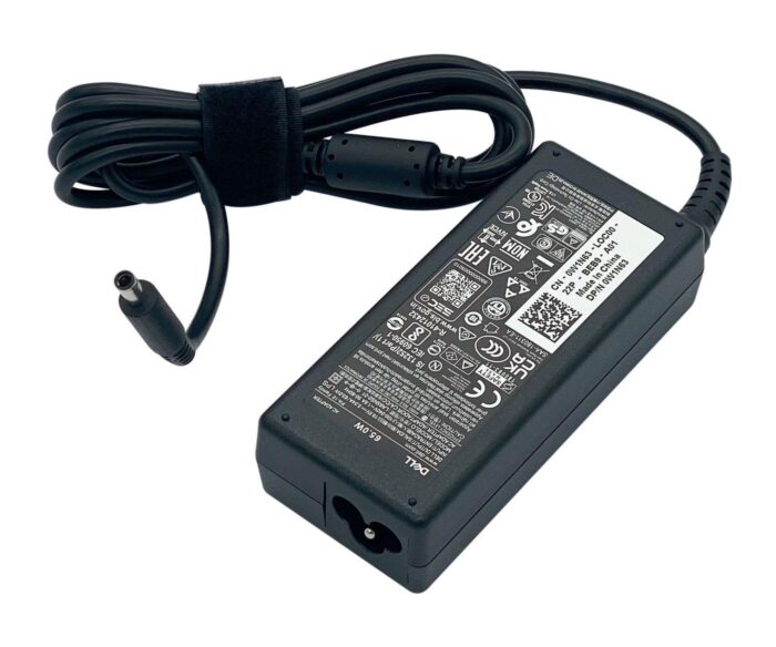 DELL AC Adapter, 65W, 19.5V, 3 (W1N63)