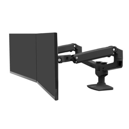 Ergotron LX Series monitor mount / stand 68.6 cm (27") Black Desk (45-245-224)