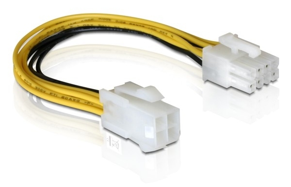 e9oWKxL88EiRt7ttLTWZ9Q.c-r.jpg DeLOCK Cable PCI Express Power 8pin EPS > 4pin ATX/P4 Multicolour 0.15 m (82405)