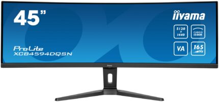 iiyama G-MASTER 45"LCD Curved Bus. UWQHD computer monitor 114.3 cm (45") 5120 x 1440 pixels Dual QHD LED Black (XCB4594DQSN-B1)