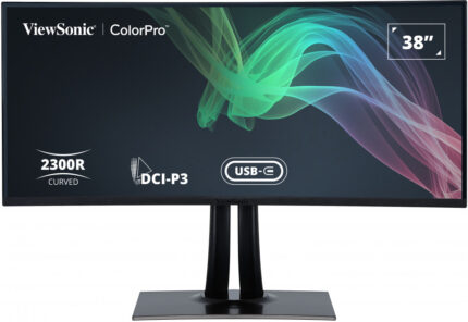 Viewsonic VP3881A computer monitor 96.5 cm (38") 3840 x 1600 pixels Quad HD+ LED Black