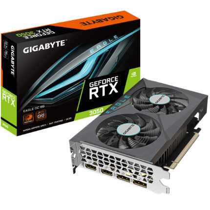 Gigabyte EAGLE GeForce RTX 3050 OC 6G NVIDIA 6 GB GDDR6 (GV-N3050EAGLE OC-6GD)