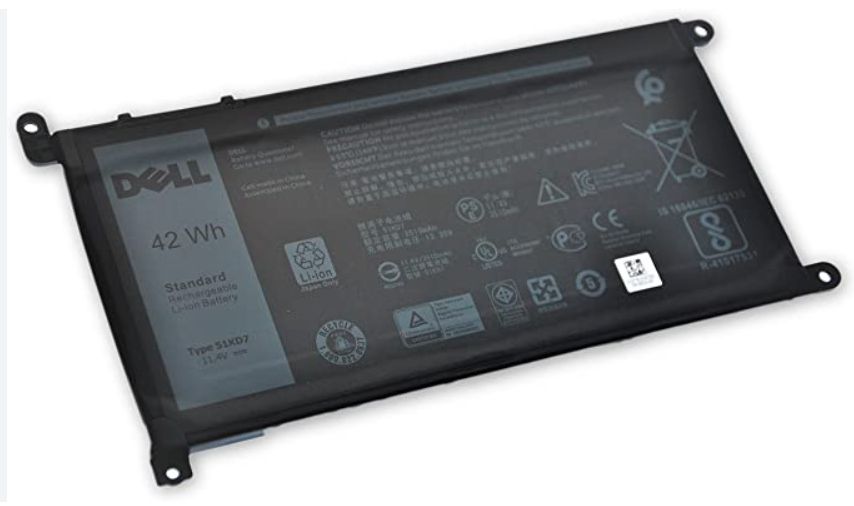 f7uhk6B_L0K2KYn1N4oJag.c-r.jpg DELL Battery, 42WHR, 3Cell, (YWD3C)