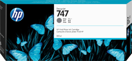 HP 747 Ink cartridge gray 300ml for HP DesignJet Z 9+ (P2V86A)