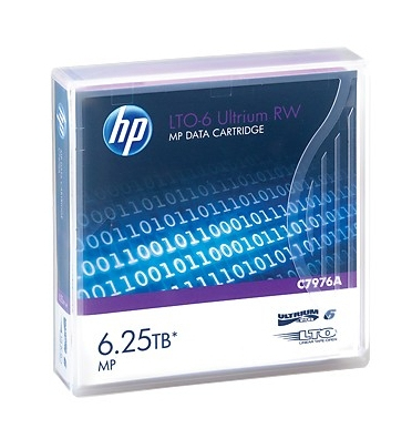 HPE LTO-6 Ultrium RW Blank data tape 6.25 TB 1.27 cm (C7976A)