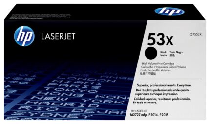 HP 53X Toner cartridge black, 7K pages ISO/IEC 19752 for HP LaserJet P 2015 (Q7553X)