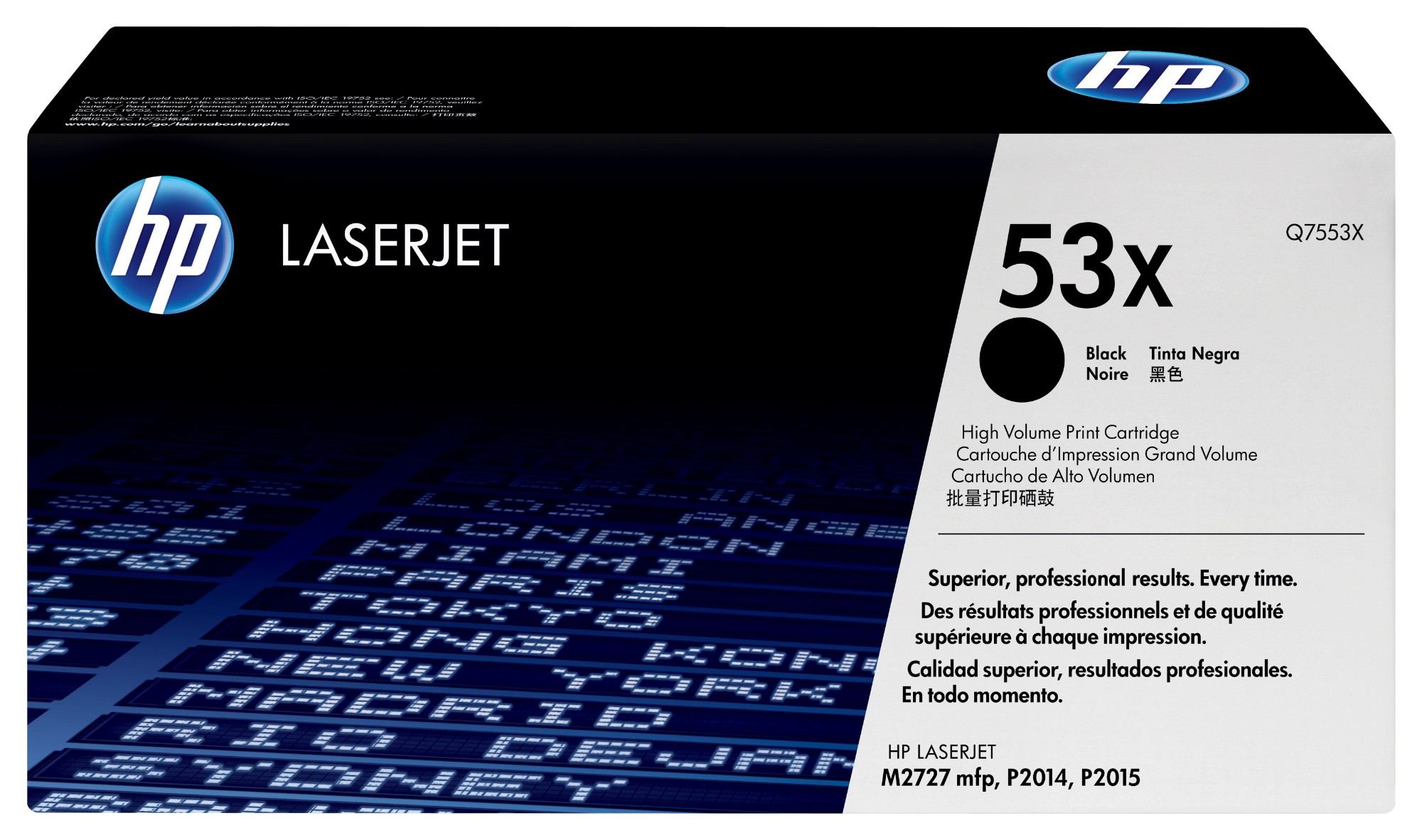 fNLKWZoQdEmxeRESsETgmg.c-r.jpg HP 53X Toner cartridge black, 7K pages ISO/IEC 19752 for HP LaserJet P 2015 (Q7553X)