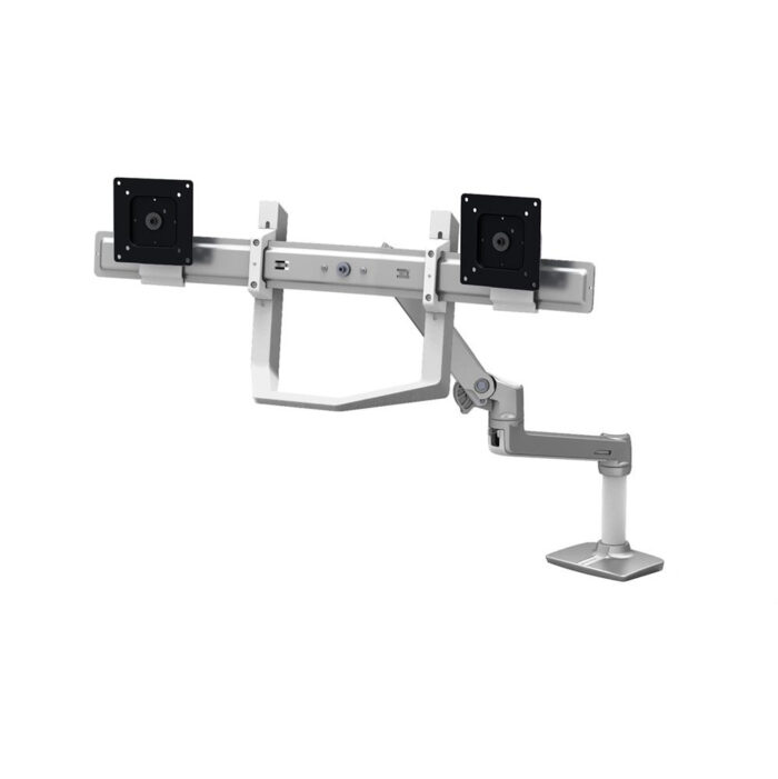 Ergotron LX Series monitor mount / stand 25.4 cm (10") White Desk (98-037-062)