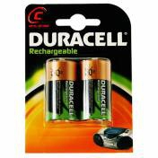 Duracell Rechargeable C Size 2 Pack Rechargeable battery Nickel-Metal Hydride (NiMH) (HR14)