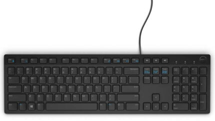 DELL KB216 keyboard USB AZERTY French Black (580-ADGU)