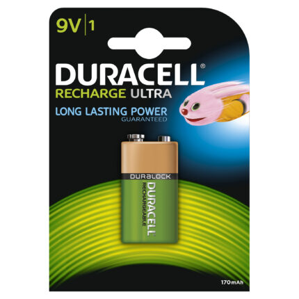 Duracell Ultra 9V Rechargeable battery (HR9V)