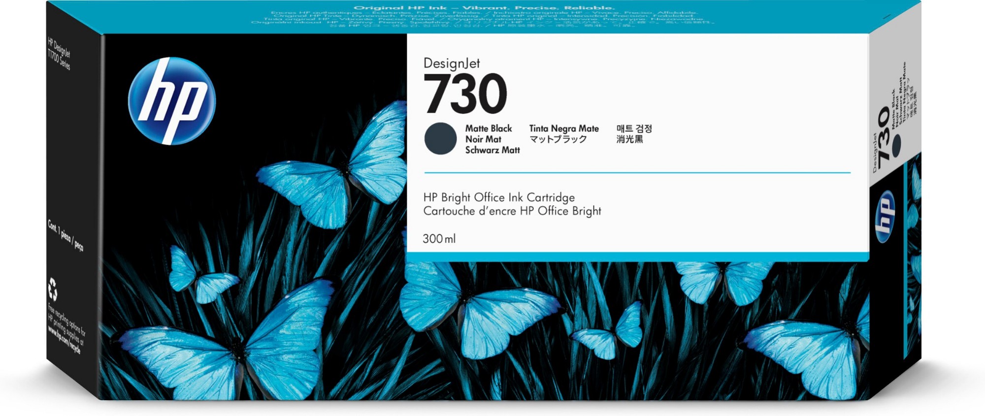 fzjq1uoCJkupFoX5lky4pQ.c-r.jpg HP 730 Ink cartridge black matt 300ml for HP DesignJet T 1600/1700/940 (P2V71A)
