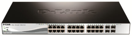 D-Link DGS-1210-28P Managed L2 Gigabit Ethernet (10/100/1000) Power over Ethernet (PoE) 1U (DGS-1210-28P/E)