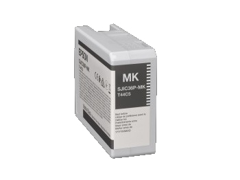 Epson C13T44C540/SJIC-36-P-MK Ink cartridge black matt 80ml for Epson ColorWorks C 6000 (C13T44C540)