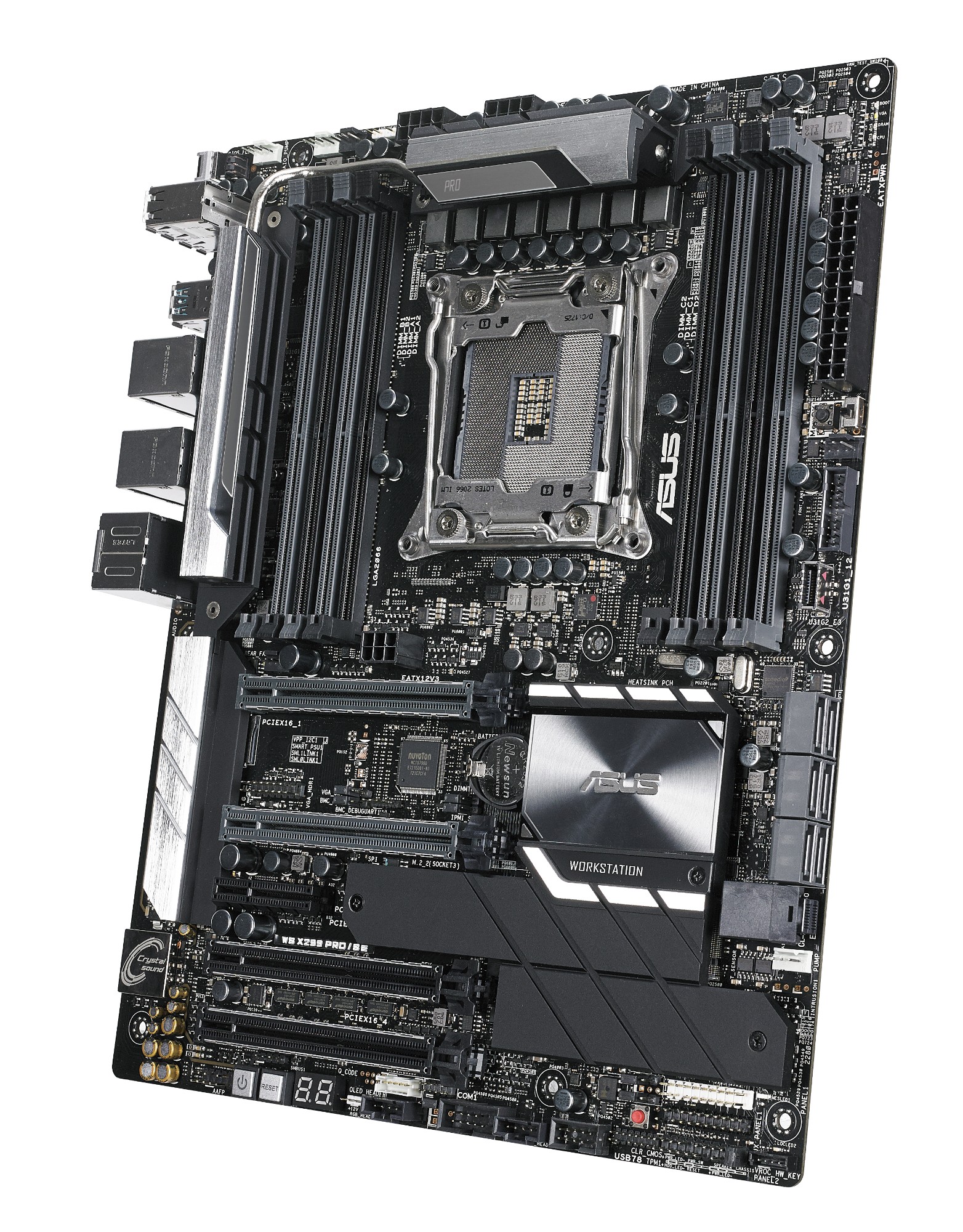 gLu3B6BmUU6xzJN7QO8VWQ.c-r.jpg ASUS WS X299 PRO/SE Intel X299 LGA 2066 (Socket R4) ATX (90SW00A0-M0EAY0) - Image 1