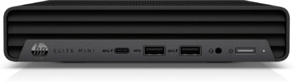 HP Elite 800 G9 Intel Core i5 i5-12500T 8 GB DDR5-SDRAM 256 GB SSD Windows 11 Pro Mini PC Black (5X7H6EA#ABU)