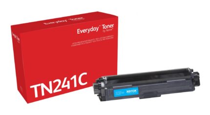 Everyday Cyan Toner by Xerox compatible with Brother TN241C, Standard capacity (006R03713)