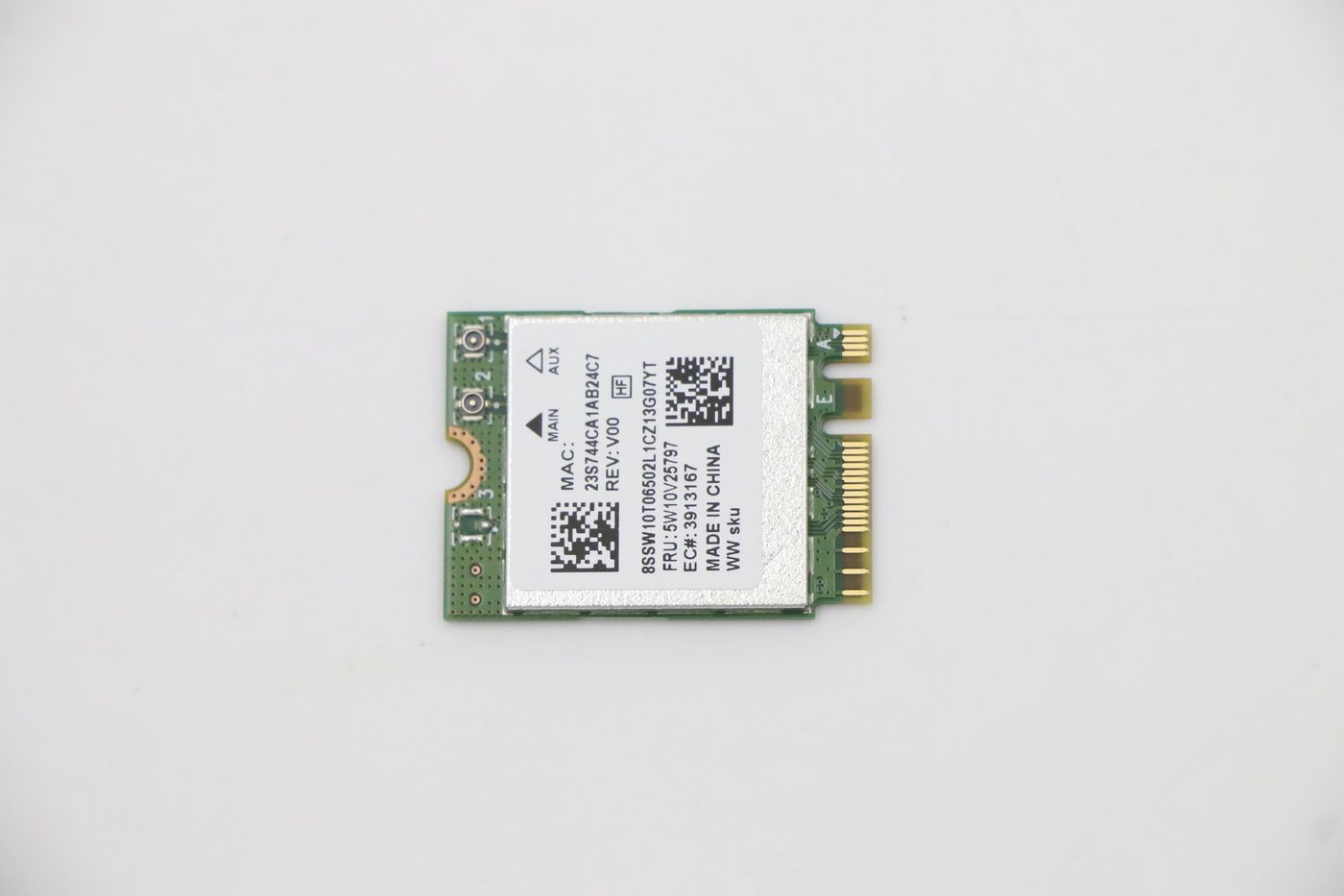 hCI9VzC4AEGJQ3pogpRgzw.c-r.jpg Lenovo FRU Liteon RTL8852AE WIFI 6 2*2ax+BT5.1 PCIE M.2 WLAN Module. (5W10V25797)