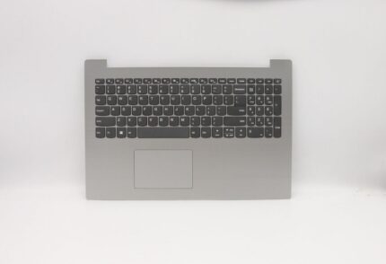 Lenovo UpperCaseASM W/KB L81EY PLATINUM GREY ENGLISH KB W/TOUCH PAD+TP FFC+KB BRACKET+SPEAKER+HDD FFC