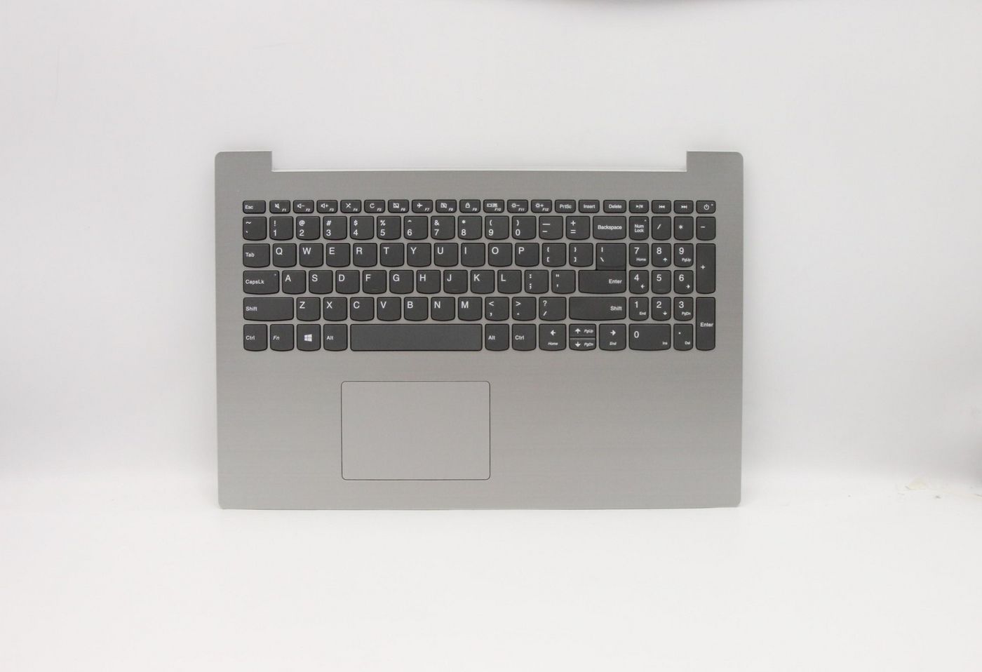 hJfZBLN7eUul7XmH1wuhmQ.c-r.jpg Lenovo UpperCaseASM W/KB L81EY PLATINUM GREY ENGLISH KB W/TOUCH PAD+TP FFC+KB BRACKET+SPEAKER+HDD FFC