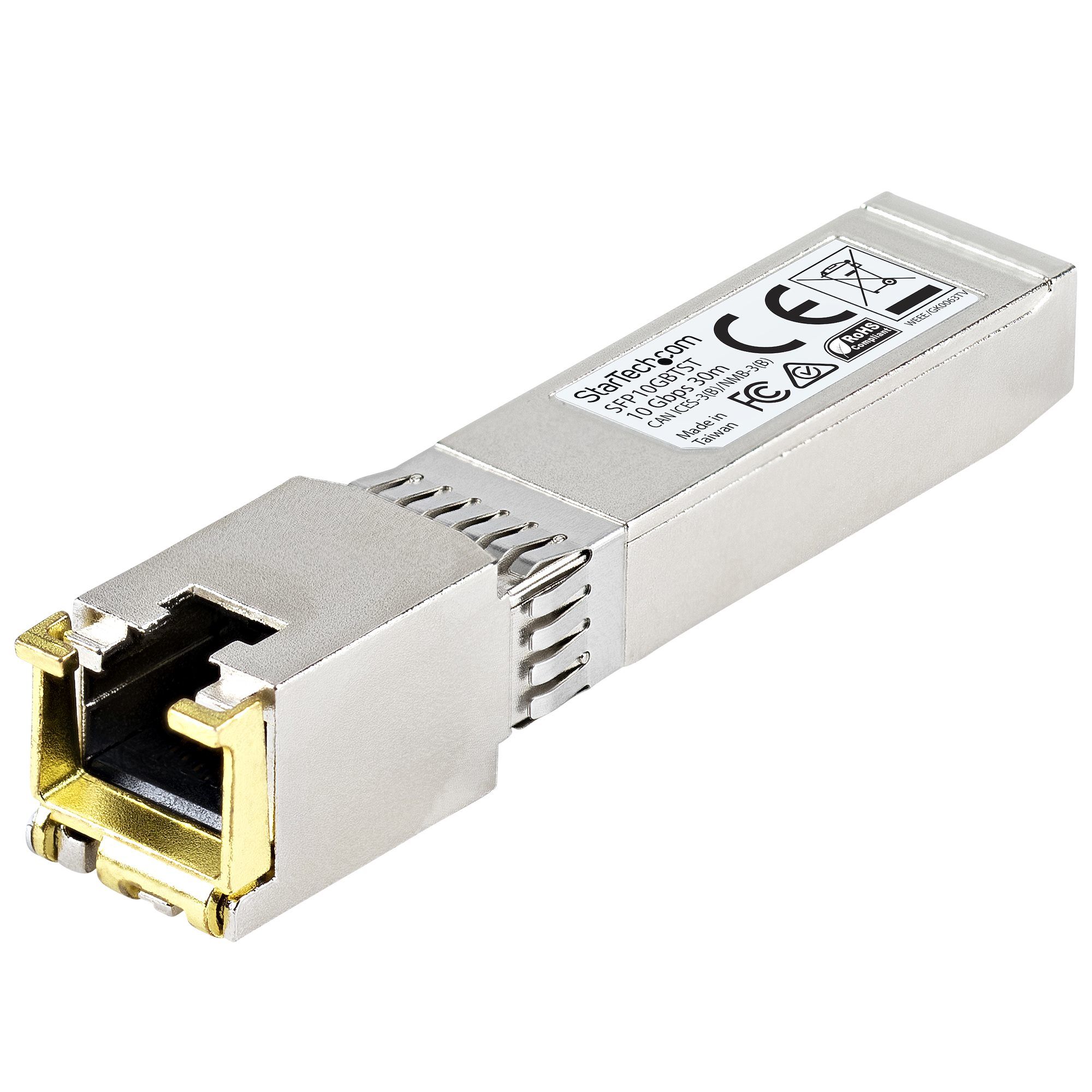 hLtqKy0kakaTNZC7sQlusQ.c-r.jpg StarTech.com MSA Compliant SFP+ Transceiver Module - 10GBASE-T~MSA Uncoded SFP+ Module - 10GBASE-T - SFP to RJ45 Cat6/Cat5e - 10GE Gigabit Ethernet SFP+ - RJ-45 30m