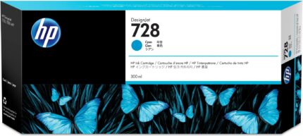 HP 728 Ink cartridge cyan 300ml for HP DesignJet T 730/830 (F9K17A)