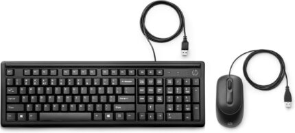 HP Wired Keyboard and Mouse 160 (6HD76AA#ABB)