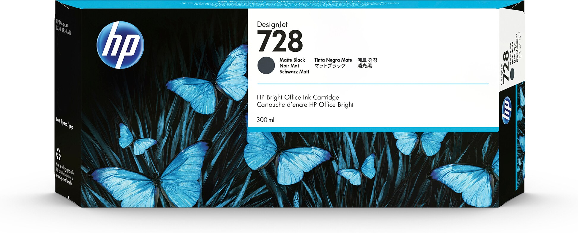 hwiM_q2Lx0-4FHAAYkUFFg.c-r.jpg HP 728 Ink cartridge black matt 300ml for HP DesignJet T 730/830 (F9J68A)