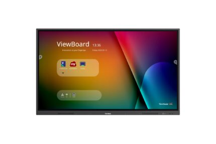 Viewsonic IFP7532 Signage Display Interactive flat panel 190.5 cm (75") 350 cd/m? 4K Ultra HD Black Touchscreen Built-in processor Android 9