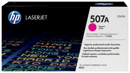 HP 507A Toner cartridge magenta, 6K pages ISO/IEC 19798 for HP LaserJet EP 500 (CE403A)