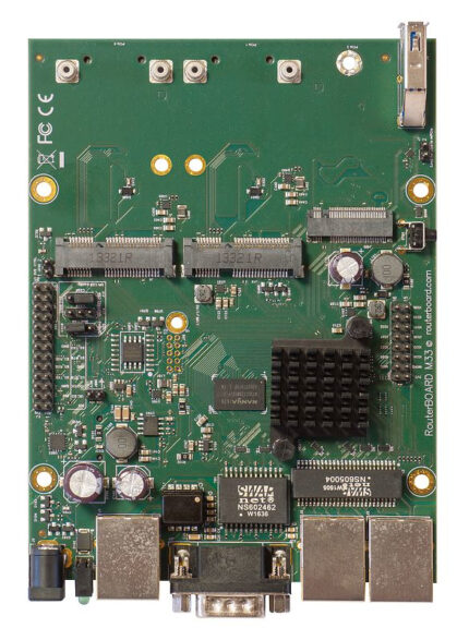 Mikrotik RBM33G wired router Black, Green, Grey