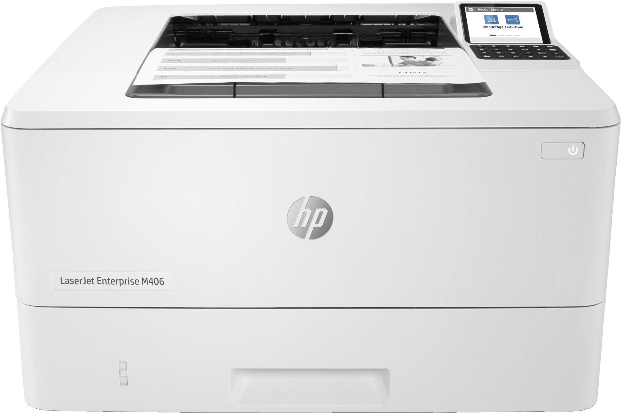 ifTCYgHSZEOCtd0t_M6UWA.c-r.jpg HP LaserJet Enterprise M406dn, Black and white, Printer for Business, Print, Compact Size; Strong Security; Two-sided printing; Energy Efficient; Front-facing USB printing (3PZ15A#B19)