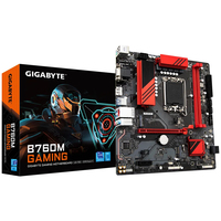 Gigabyte B760M GAMING Motherboard - Supports Intel Core 14th CPUs, 6+2+1 Phases Digital VRM, up to 8000MHz DDR5 (OC), 2xPCIe 4.0 M.2, 2.5GbE LAN, USB 3.2 Gen 1 (B760M GAMING)