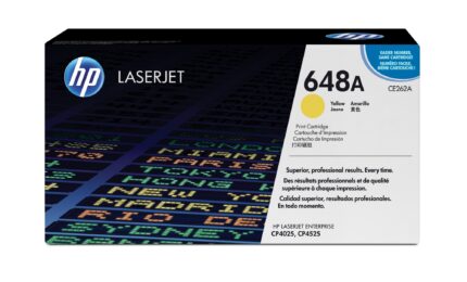 HP 648A Toner cartridge yellow, 11K pages ISO/IEC 19798 for HP CLJ CP 4025/4520 (CE262A)