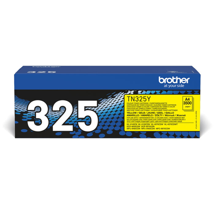 Brother TN-325Y Toner yellow high-capacity, 3.5K pages ISO/IEC 19798 for Brother HL-4150/4570 (TN325Y) - Image 1