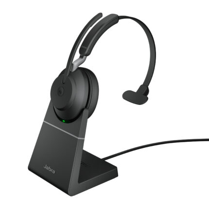 Jabra Evolve2 65 USB-A Black MS Chrg stand Mono (26599-899-989)