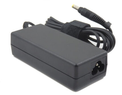 HP 381090-001 power adapter/inverter indoor 65 W Black (381090-001)