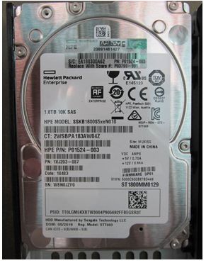 HPE DRV 1.8TB SFF HDD 10K SS7K & (P03799-001)