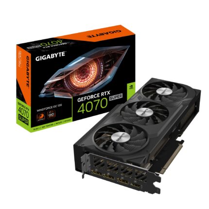 Gigabyte GeForce RTX 4070 SUPER WINDFORCE OC 12G NVIDIA 12 GB GDDR6X (GV-N407SWF3OC-12GD)