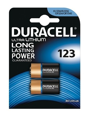 Duracell Ultra M3 Lithium Pack of 2 Single-use battery (DL123-X2)